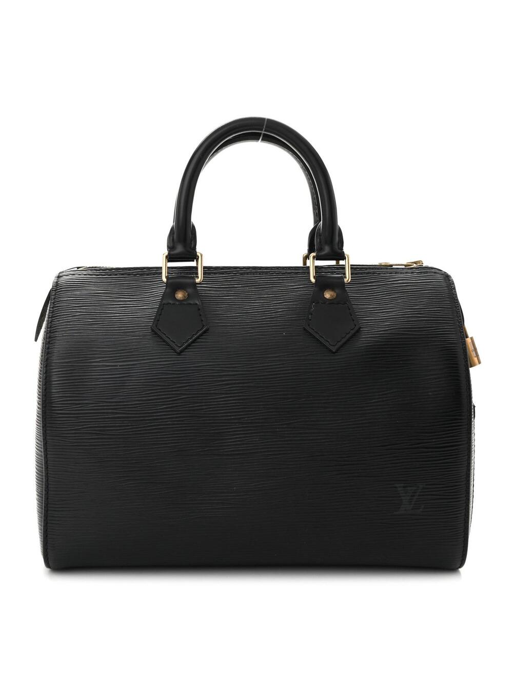 Louis Vuitton Epi Speedy 25 Black #280096L95B